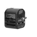 ADAPTER PODRÓŻNY 100-240V 8A 2XUSB 5V 2,4A INTELIGENTNA