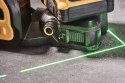 LASER LINIOWY 3-PŁASZCZYZNOWY 12/18V ZIE. WIĄZKA XR 1*2.0AH