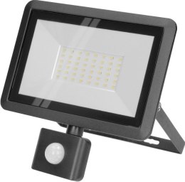 NAŚWIETLACZ LED Z PIR 50W 4000LM IP44 4000K