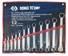 ZESTAW KLUCZY OCZKOWYCH PROSTYCH 6 - 32MM, 12CZ. ETUI