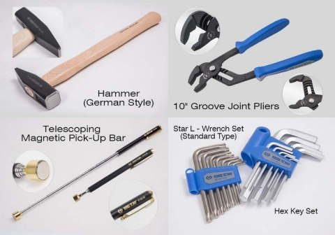 ZESTAW NARZĘDZI 128CZ, WALIZKA