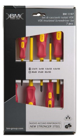 ZESTAW WKRĘTAKÓW W IZOLACJI 1000V, 7SZT.