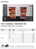 ZESTAW WKRĘTAKÓW W IZOLACJI 1000V, 7SZT.