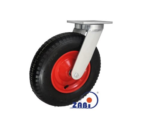 KOŁO PNEUMATYCZNE METAL GUMA 400MM SKRĘTNE 4002X2