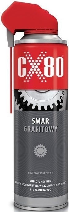 SMAR GRAFITOWY PRZECIWZATARCIOWY DUO SPRAY 500G