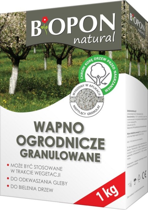 WAPNO - OGRODNICZE DO BIELENIA I ODKWASZANIA GLEBY, 1 KG