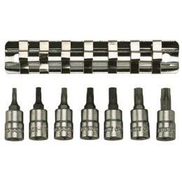 ZESTAW NASADEK TORX 1/4'' M1408TX, 7EL.+ LISTWA